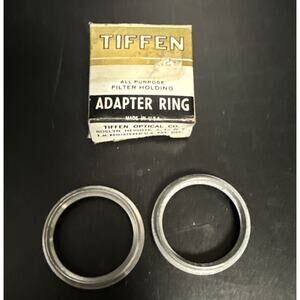 Tiffen All Purpose Filter Holding Adapter Ring Lot Of 2 Vintage Photography